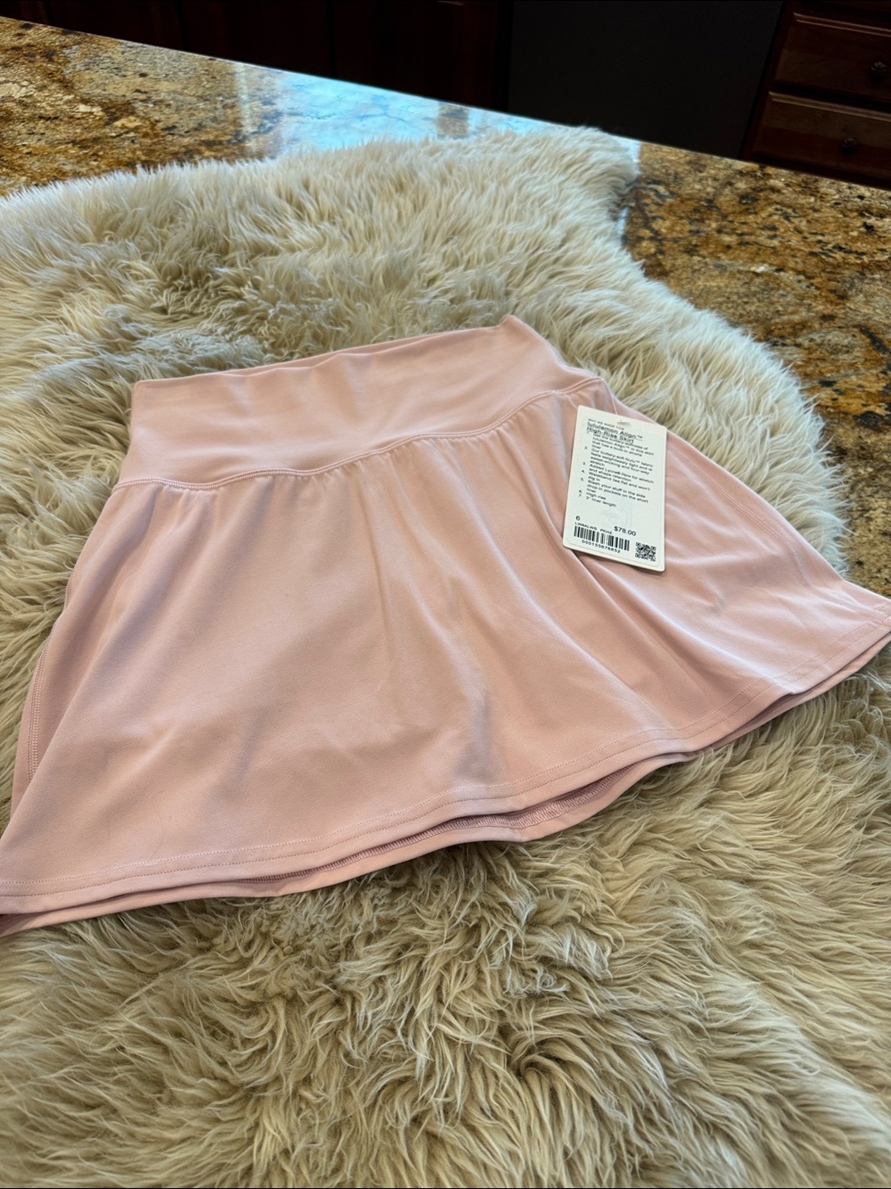 NWT Lululemon Align High Rise Skirt size 6. Blush pink. - Picture 2 of 7
